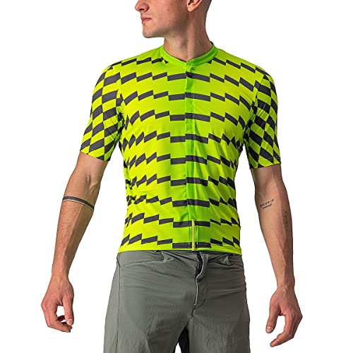 CASTELLI Men's Unltd Dirt Jersey Sweatshirt, Electric Lime/Dark Gray, XL CASTELLI Men's Unltd Dirt Jersey Sweatshirt, Electric Lime/Dark Gray, XL von CASTELLI