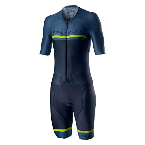 CASTELLI Sanremo 4.0 Speed Suit, Herren-Body, Dark Steel Blue, M von CASTELLI