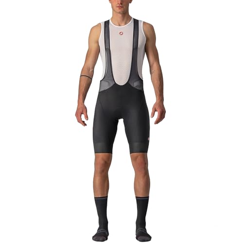 CASTELLI Men's Endurance 3 BIBSHORT Shorts, Schwarz-Weiss, XL CASTELLI Men's Endurance 3 BIBSHORT Shorts, Schwarz-Weiss, XL von CASTELLI