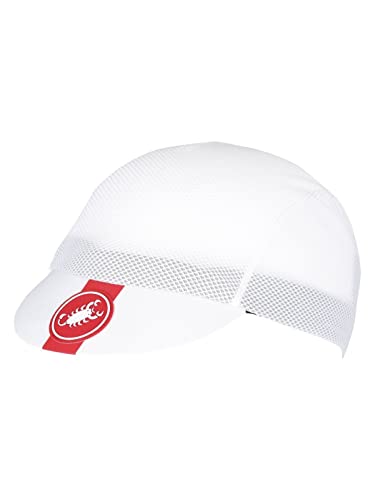 CASTELLI Unisex A/C cycling cap, Weiß, Einheitsgröße EU von CASTELLI