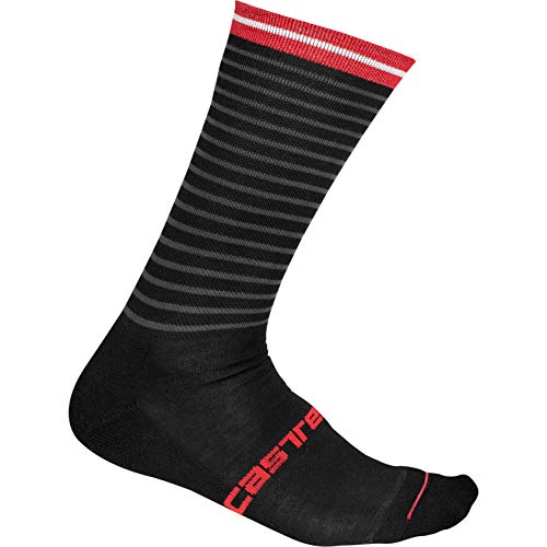 CASTELLI Venti Soft Sock, Unisex - Erwachsene, Black, XXL von CASTELLI