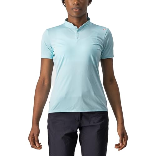 CASTELLI Women's TECH 2 W Polo Shirt, Blau, X-Small von CASTELLI