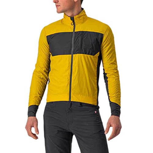 Castelli 4521507 UNLIMITED PUFFY JACKET Jacket Men's GOLDENROD/DARK GRAY M Castelli 4521507 UNLIMITED PUFFY JACKET Jacket Men's GOLDENROD/DARK GRAY M von CASTELLI