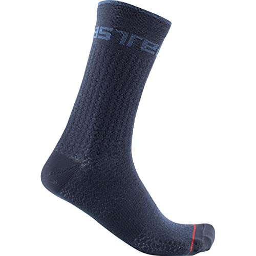 Castelli 4521552 DISTANZA 20 SOCK Socks Unisex SAVILE BLUE L/X von CASTELLI