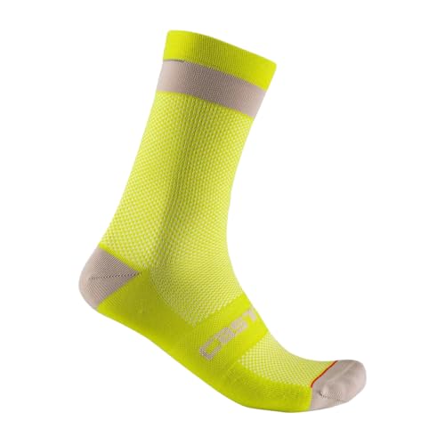 CASTELLI 4521553-776 ALPHA 18 SOCK Socks Herren SULPHUR Größe L/XL von CASTELLI