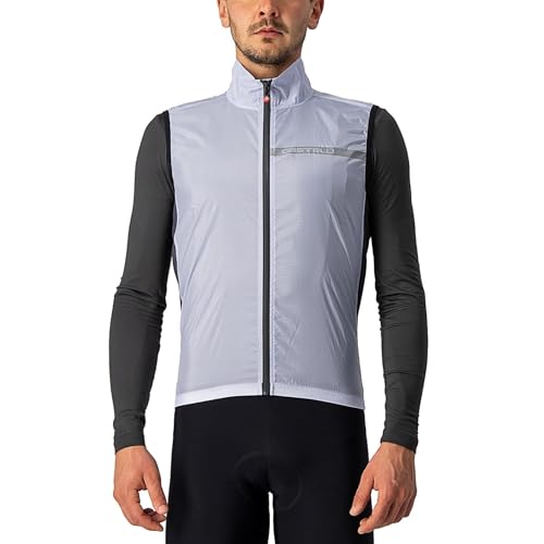 CASTELLI Men's Squadra ST. Vest Sports, Silbergrau/DUNKELGRAU, XXX-Large von CASTELLI