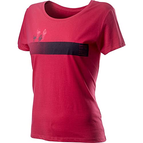 CASTELLI Damen W Tee Logo T-Shirt, Raspberry, S CASTELLI Damen W Tee Logo T-Shirt, Raspberry, S von CASTELLI