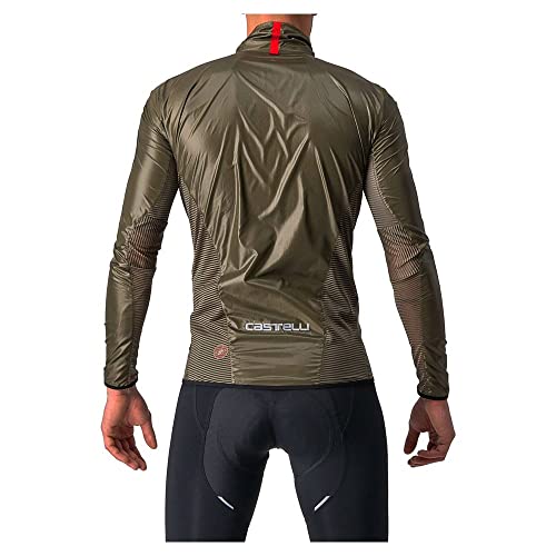 CASTELLI Men's ARIA Shell Jacket, BRAUN, XL von CASTELLI