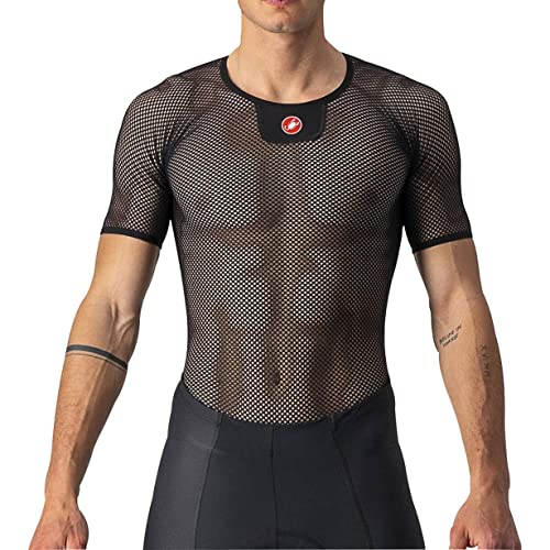 CASTELLI Men's CORE MESH 3 SS T-Shirt, Schwarz-Weiss, M CASTELLI Men's CORE MESH 3 SS T-Shirt, Schwarz-Weiss, M von CASTELLI