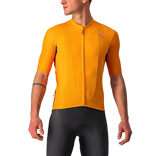 CASTELLI Men's Endurance Elite Jersey Sweatshirt, Poporange, M von CASTELLI