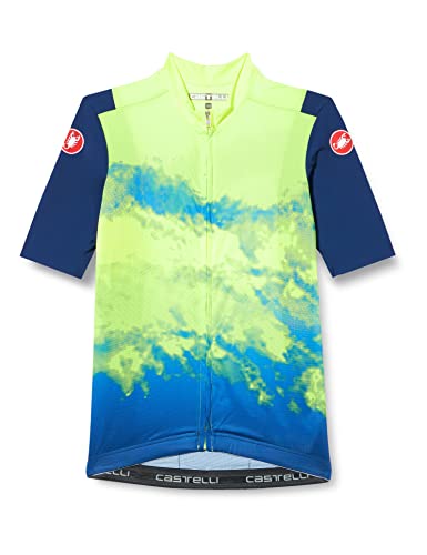 CASTELLI Herren Jersey-Pulver T-Shirt, Neongelb, 3XL CASTELLI Herren Jersey-Pulver T-Shirt, Neongelb, 3XL von CASTELLI