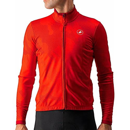 CASTELLI Men's PERICOLO Jersey FZ Sweatshirt, rot, M von CASTELLI