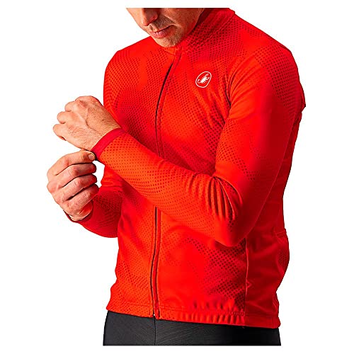 CASTELLI Herren PERICOLO Jersey FZ T-Shirt, rot, S von CASTELLI