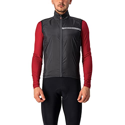 CASTELLI Men's Squadra ST. Vest Sports, Schwarz, S von CASTELLI