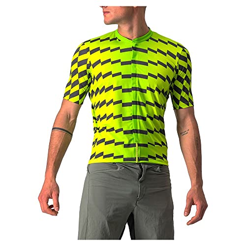 CASTELLI Men's Unltd Dirt Jersey Sweatshirt, Electric Lime/Dark Gray, M CASTELLI Men's Unltd Dirt Jersey Sweatshirt, Electric Lime/Dark Gray, M von CASTELLI