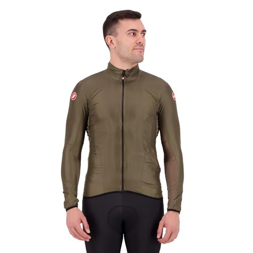 CASTELLI Men's ARIA Shell Jacket, BRAUN, 3XL CASTELLI Men's ARIA Shell Jacket, BRAUN, 3XL von CASTELLI