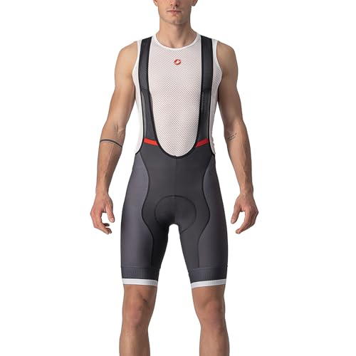 CASTELLI Men's COMPETIZIONE KIT BIB Shorts, DUNKELGRAU, S von CASTELLI