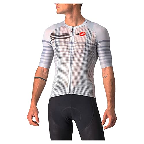 CASTELLI Men's Climber's 3.0 Sl Jersey Sweatshirt, Silbergrau/dunkelgrau, 3X-Groß CASTELLI Men's Climber's 3.0 Sl Jersey Sweatshirt, Silbergrau/dunkelgrau, 3X-Groß von CASTELLI