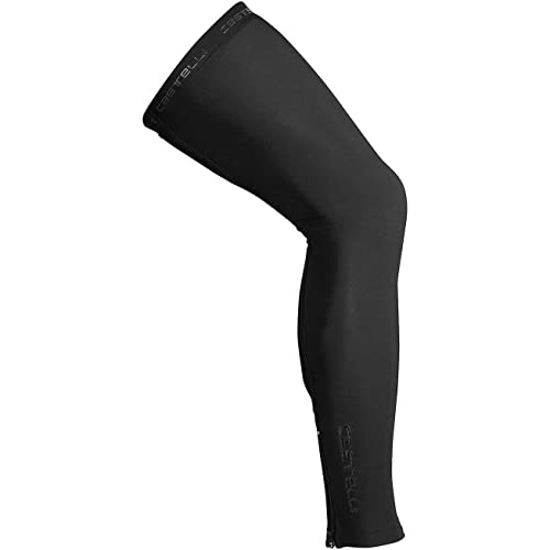 Castelli Men's THERMOFLEX 2 Legwarmer Leg Warmers, Black, L von CASTELLI