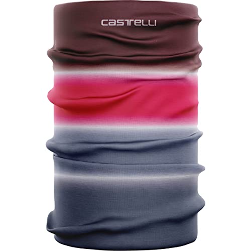 castelli Women's W Head Thingy Neck Warmer, Light Steel Blue/Bordeaux, Uni von CASTELLI