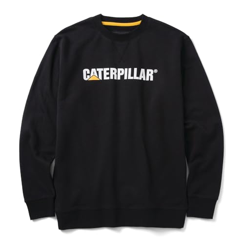 CAT Midweight Crewneck Sweatshirt Black CAT Midweight Crewneck Sweatshirt Black von CAT
