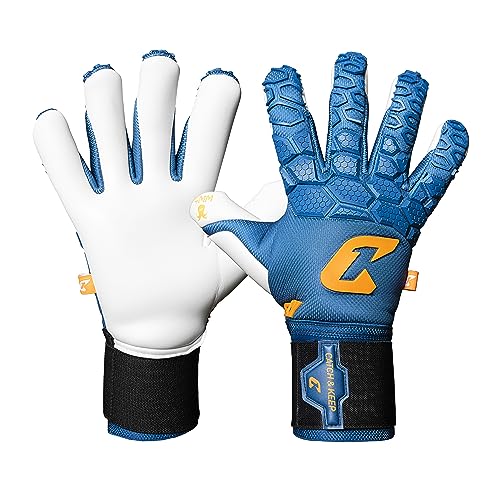 CATCH & KEEP Torwarthandschuhe Herren Fly Blue Soul Gr. 8 I Professionelle Torwarthandschuhe mit Fingerschutz, Daumenunterstützung & dickerer Handgelenksbandage CATCH & KEEP Torwarthandschuhe Herren Fly Blue Soul Gr. 8 I Professionelle Torwarthandschuhe mit Fingerschutz, Daumenunterstützung & dickerer Handgelenksbandage von CATCH & KEEP