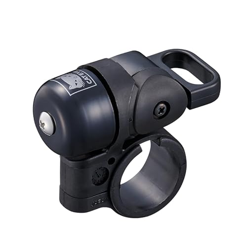 CatEye Oh-1500 Nido Bell Fahrradklingel Fahrradklingel mit lautem, knackigem klarem Klang, Rennrad- und Mountainbike-Glocke, für Erwachsene und Kinder, Schwarz CatEye Oh-1500 Nido Bell Fahrradklingel Fahrradklingel mit lautem, knackigem klarem Klang, Rennrad- und Mountainbike-Glocke, für Erwachsene und Kinder, Schwarz von CATEYE