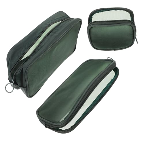 CATIEBYE 3 Teiliges Reiseorganizer Set Große Transparente Kosmetiktasche Für Damen Praktische Reise Toilettentaschen Für Makeup Und Pflegeprodukte Ideal Für Unterwegs von CATIEBYE