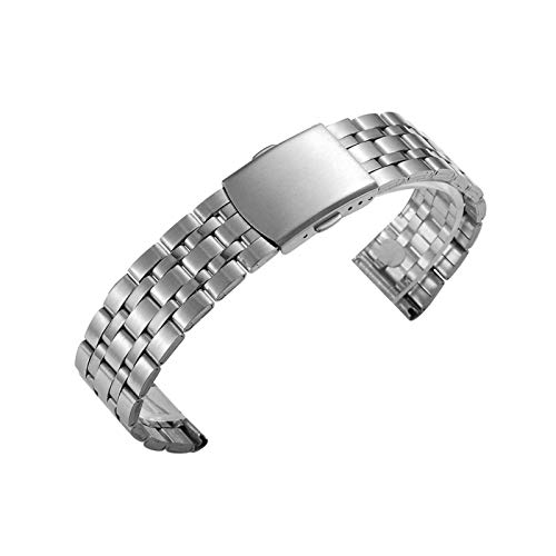 CAZARU Uhrenarmband 18mm 20mm 22mm Gold Silber Roségold Edelstahl Uhrenarmband Metallarmbänder für Männer Frauen Armbanduhren Armband Armband von CAZARU