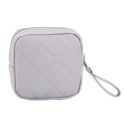 CAZSTYK Tragbare Damenbinde-Tasche, wiederverwendbar, Serviettenaufbewahrung für Damen, Pad-Taschen, Make-up, silber von CAZSTYK