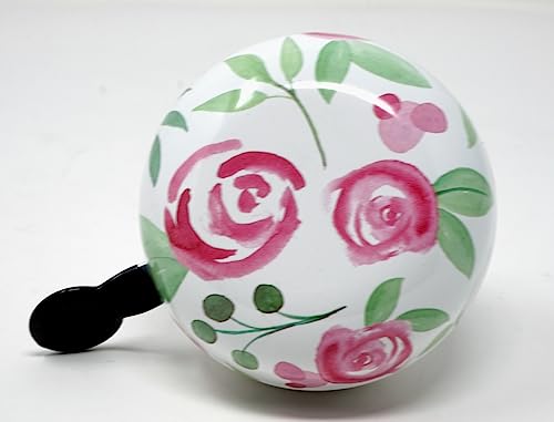 Ding Dong Fahrradklingel Rosen Blumen im klassischem Retro Look ca. Ø 80 mm Fahrrad Klingel Glocke Ding Dong Fahrradklingel Rosen Blumen im klassischem Retro Look ca. Ø 80 mm Fahrrad Klingel Glocke von CBK-MS