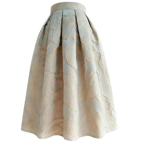 CBLdF Rock Damen Stickerei Luxus Vintage Tasche A-Linie Tutu Rock Mode Hohe Taille Frauen Jacquard Unregelmäßiger Rock Streetwear All-Match-beige-l CBLdF Rock Damen Stickerei Luxus Vintage Tasche A-Linie Tutu Rock Mode Hohe Taille Frauen Jacquard Unregelmäßiger Rock Streetwear All-Match-beige-l von CBLdF