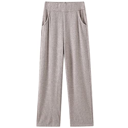 CBZOJBKPZDY Damen Hose Mit Weitem Bein - Herbst Und Winter Damen Kaschmir Strickhose Verdickte Große Wischhose Elastische Hohe Taille Lose Braune Gerade Hose Lässige Outdoor,Braun,XL CBZOJBKPZDY Damen Hose Mit Weitem Bein - Herbst Und Winter Damen Kaschmir Strickhose Verdickte Große Wischhose Elastische Hohe Taille Lose Braune Gerade Hose Lässige Outdoor,Braun,XL von CBZOJBKPZDY