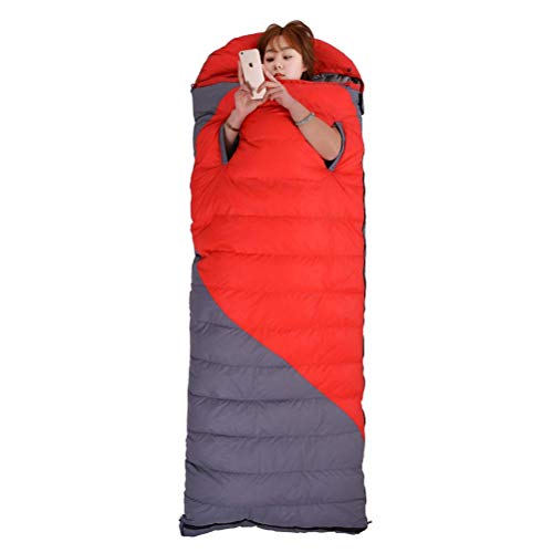 Camping-Schlafsäcke, 1500er-Füllung, weißer Gänsedaunenschlafsack, -5 und -20 Grad, Ultraleicht, wasserdicht, Umschlagschlafsäcke für Rucksackreisen, Camping und Wandern bei kaltem von CCKUHN