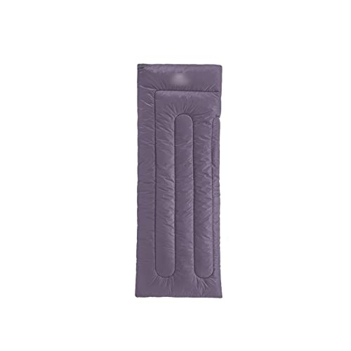 Schlafsäcke Baumwoll-Umschlagschlafsack Ultraleichter atmungsaktiver Schlafsack für Outdoor-Camping Wasserdichter 3-Jahreszeiten-Schlafsack (Lila, Einheitsgröße) von CCKUHN