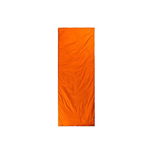 Schlafsäcke Schlafsack Ultraleichter wasserdichter Baumwollschlafsack Sommer-Wander-Camping-Schlafsack Umschlagschlafsack (Orange, Einheitsgröße) von CCKUHN