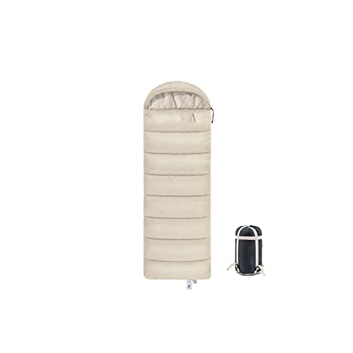 Schlafsäcke Winterschlafsack Umschlag Baumwollschlafsack Erwachsenen-Tourismusschlafsack Waschbarer Campingschlafsack (Khaki D180) von CCKUHN