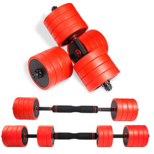 CCLIFE Eisen Hanteln Set verstellbar mit Verbindungsstahlrohr Kurzhanteln Langhanteln Hantelset Multifunktional professionell-40kg CCLIFE Eisen Hanteln Set verstellbar mit Verbindungsstahlrohr Kurzhanteln Langhanteln Hantelset Multifunktional professionell-40kg von CCLIFE