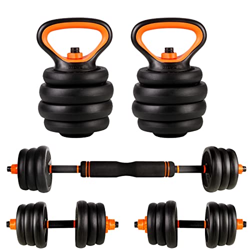 CCLIFE Hanteln Set 2er Kurzhanteln Langhanteln verstellbar 20kg Hantelset professionell Dumbbell mit Verbindungsstahlrohr Gewichten CCLIFE Hanteln Set 2er Kurzhanteln Langhanteln verstellbar 20kg Hantelset professionell Dumbbell mit Verbindungsstahlrohr Gewichten von CCLIFE