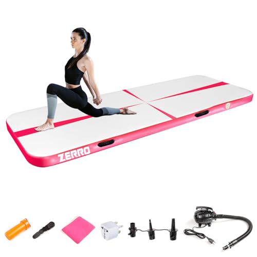 CCLIFE Air Tracking Matte Airtrack 3m Turnmatte Aufblasbar klappbar mit Elektrischer Luftpumpe Yogamatte Tumbling Matten Trainingsmatte 10cm Höhe Rosa CCLIFE Air Tracking Matte Airtrack 3m Turnmatte Aufblasbar klappbar mit Elektrischer Luftpumpe Yogamatte Tumbling Matten Trainingsmatte 10cm Höhe Rosa von CCLIFE