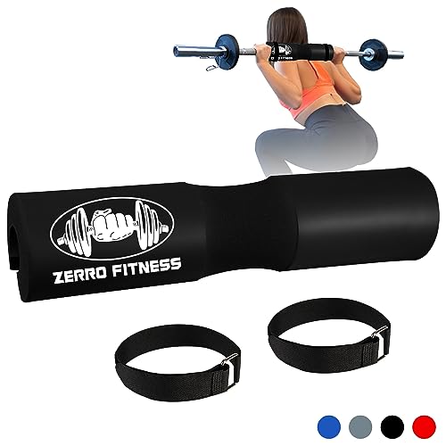 CCLIFE Barbell Pad Squat Hip Thrust Hantelstange Polster mit Klettverschluss Nackenshutz Nackenpolster Kniebeugen für Standard Langhantelstangen, Farbe:Schwarz von CCLIFE