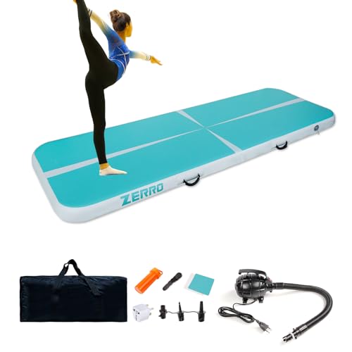 CCLIFE Tracking Matte 3m Turnmatte Aufblasbar klappbar mit Elektrischer Luftpumpe Yogamatte Tumbling Matten Trainingsmatte 20 cm Blaugrün CCLIFE Tracking Matte 3m Turnmatte Aufblasbar klappbar mit Elektrischer Luftpumpe Yogamatte Tumbling Matten Trainingsmatte 20 cm Blaugrün von CCLIFE