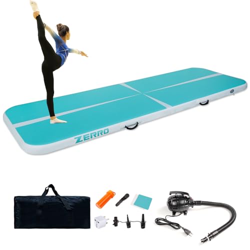 CCLIFE Tracking Matte 5m Turnmatte Aufblasbar klappbar mit Elektrischer Luftpumpe Yogamatte Trainingsmatte 20 cm Blaugrün CCLIFE Tracking Matte 5m Turnmatte Aufblasbar klappbar mit Elektrischer Luftpumpe Yogamatte Trainingsmatte 20 cm Blaugrün von CCLIFE