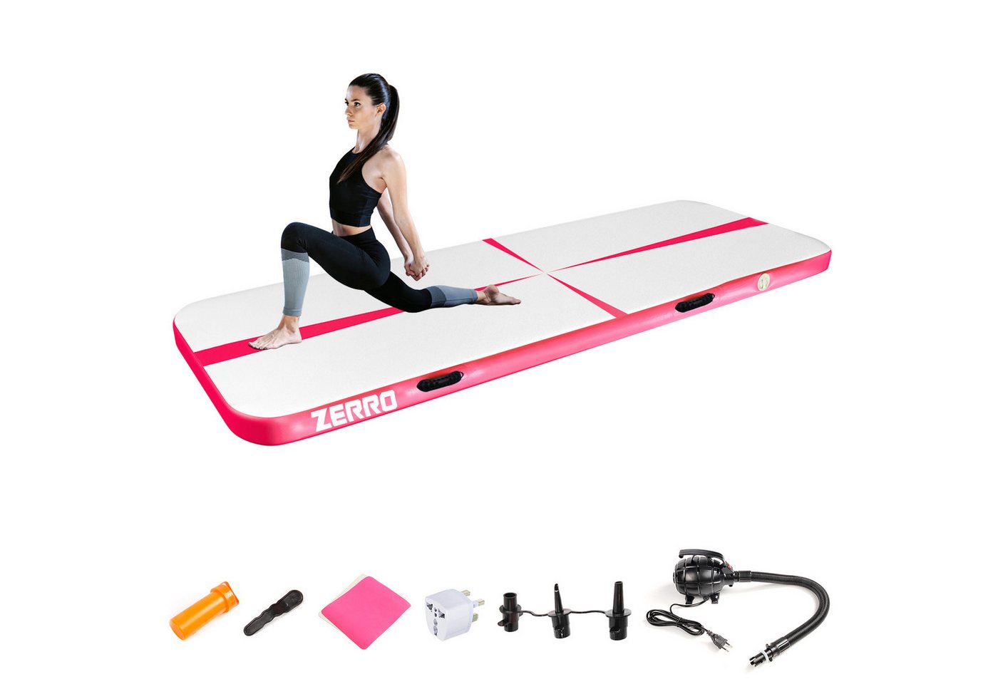 CCLIFE Turnmatte Turnmatte Tumbling Airtrack 3m Turnmatte mit Elektrischer Luftpumpe CCLIFE Turnmatte Turnmatte Tumbling Airtrack 3m Turnmatte mit Elektrischer Luftpumpe von CCLIFE