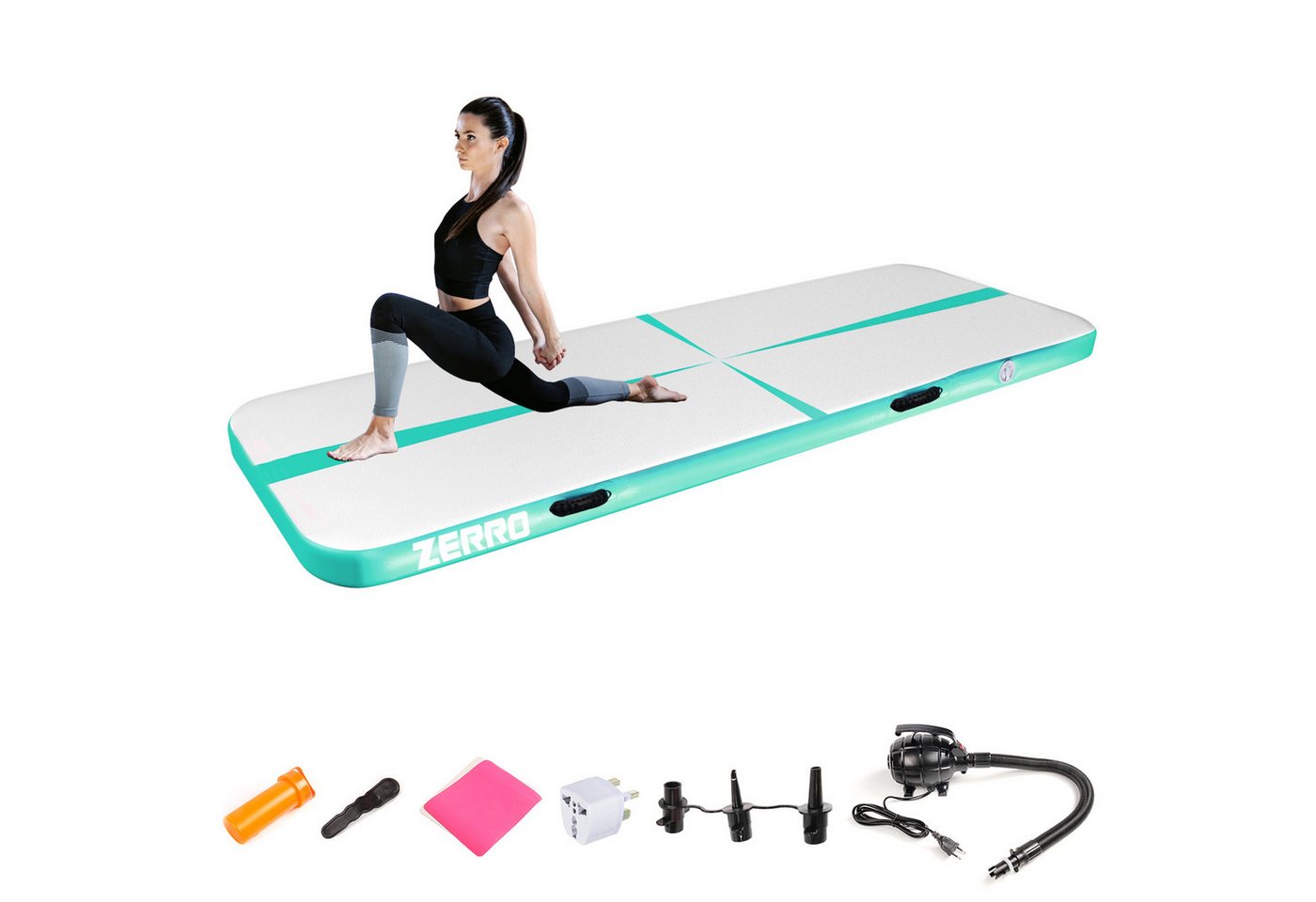 CCLIFE Turnmatte Turnmatte Tumbling Airtrack 3m Turnmatte mit Elektrischer Luftpumpe CCLIFE Turnmatte Turnmatte Tumbling Airtrack 3m Turnmatte mit Elektrischer Luftpumpe von CCLIFE