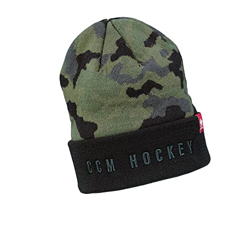 CCM CAMO Cuffed Beanie SR Black Senior CCM CAMO Cuffed Beanie SR Black Senior von CCM