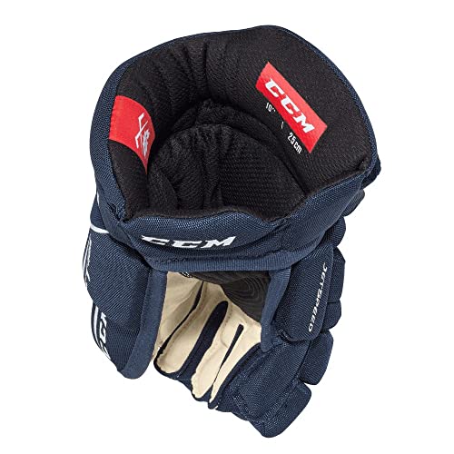 CCM JetSpeed FT485 Junior NAVY/WHITE12 Eishockey Handschuh von CCM