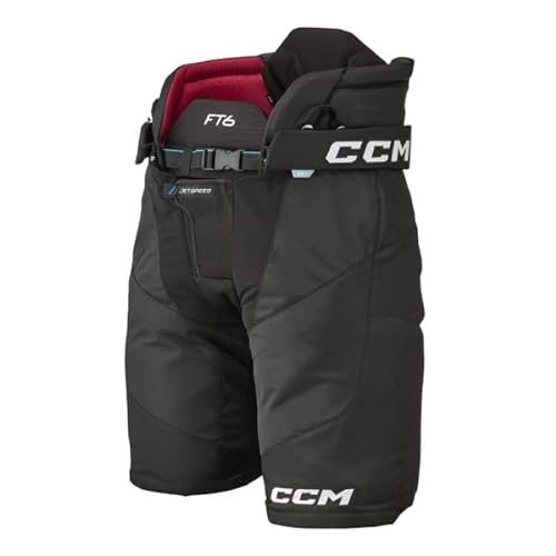 CCM Jetspeed FT6 Eishockeyhose für Herren, Senior (Schwarz, Größe: XL) von CCM