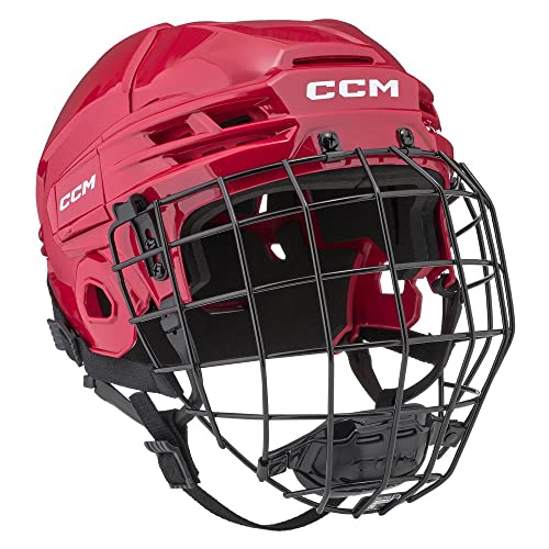 CCM Tacks 70 Helm Combo Senior, Größe:S, Farbe:Rot von CCM