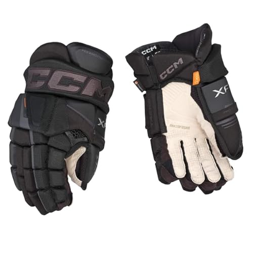 CCM Tacks XF Pro Handschuhe Junior, Größe:11 Zoll, Farbe:Navy/Weiss von CCM